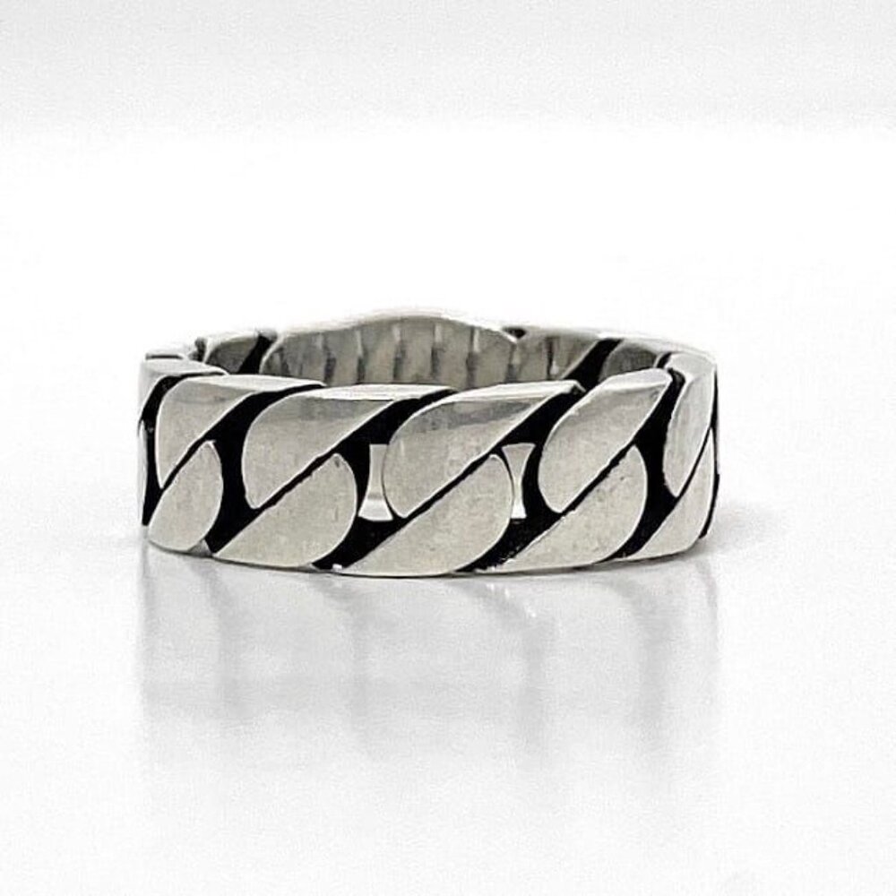 Gucci Ring Silver Purple Interlocking - image 4